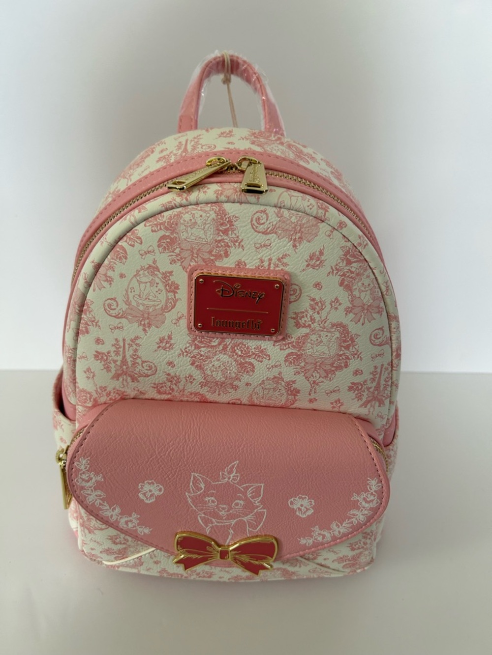 Loungefly Disney The Aristocats Marie Toile Print Mini Backpack - new